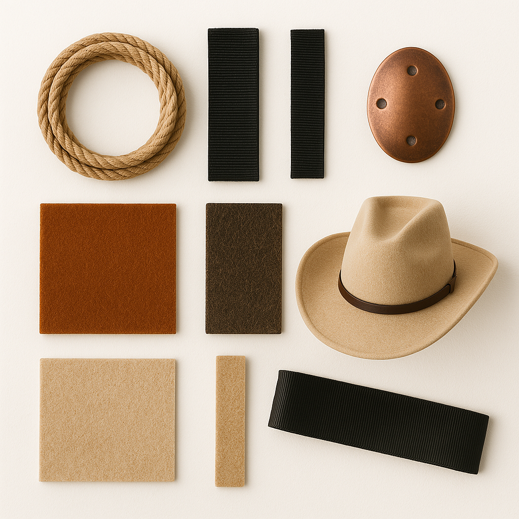 Material para sombrero